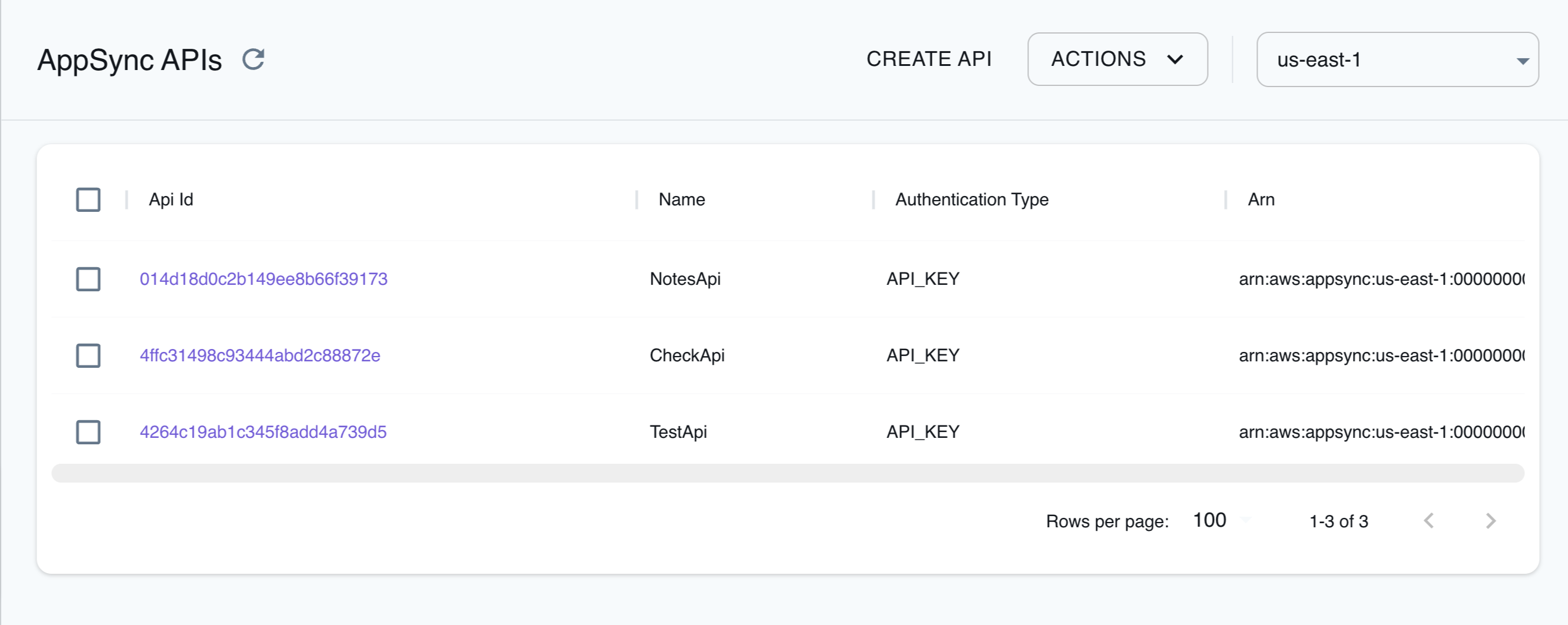 AppSync Resource Browser